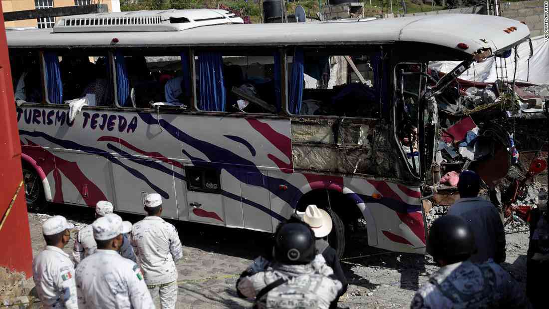 Mexico bus crash: 19 dead, dozens injured after truck hit